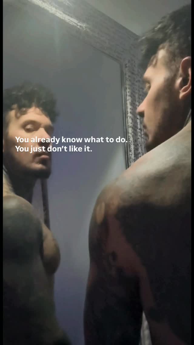 Dave Vaughan training session